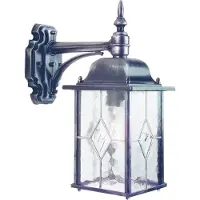 Franssen Wexford Outdoor Wandleuchte schwarz, silber WX2