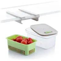 InnovaGoods Lebensmittelkonservierungsbehälter Prefo, hält Lebensmittel länger frisch, mit Behälter- und luftdichtem Deckeldesign, ideal für zu Hause