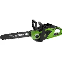 Greenworks GD40CS15, 35 cm, Bürstenlos, 20 m/s, Schwarz, Grün, Akku, 4 Ah