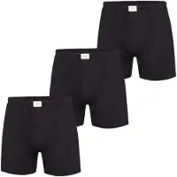 Phil&Co. Boxer Jersey Loose Fit in Black | Gr.: L