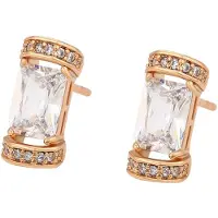 NAEMI Women Earrings in Rose Gold White | Gr.: onesize