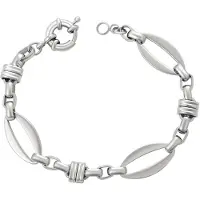 Faina Women Chain Link Bracelet in Silver | Gr.: onesize