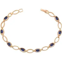 NAEMI Women Bracelet in Rose Gold Navy | Gr.: onesize