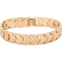 Faina Women Segmented Link Bracelet in Rose Gold | Gr.: onesize