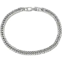 Faina Women Curb Chain Link Bracelet in Silver | Gr.: onesize