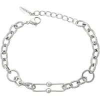 Faina Women Chain Link Bracelet in Silver | Gr.: onesize