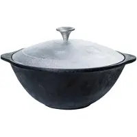 Afgkazanai Kamado Bono Usbekischer Kessel 3,6L – robuster Camping-Topf, ideal für Outdoor-Küche und BBQ