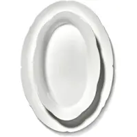 Serax Essteller Oval L White Silhouette 30 cm