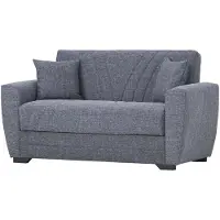 Die Möbelfundgrube Einzelsofa grau Schlaffunktion ausziehbar 2-Sitzer 170 cm - ACUN