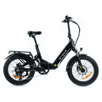 ENGWE L20 3.0 Boost Elektrisches Klapfahrrad - E-Bike - 20 Zoll - 250W Motor - 7 Gänge - 135 km Reichweite - Hydraulische Scheibenbremsen - Schwarz