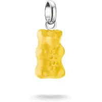 Thomas Sabo Charm-Goldbären-Anhänger in Gelb Connect Silber