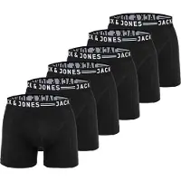 Jack & Jones JACK&JONES Herren Boxer Shorts, 6er Pack - SENSE TRUNKS, Baumwoll-Stretch