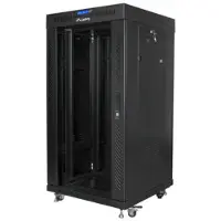 Lanberg FF01-6622-12BL Rack 22U Freistehendes Gestell Schwarz