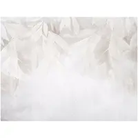 WALLARENA Fototapete Blätter in Grau | Gr.: 150 x 105 cm