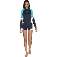 Mares Rash Guard Loose Fit She Dives Damen-rashguard Mit Langen Ärmeln