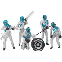 Carrera Set of figures, mechanics, silver