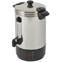 KitchenChef ZJ-88 Percolator, Edelstahlgehäuse, 950 Watt, 8,8 l FÃ1/4llmenge