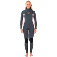 Rip Curl Dawn Patrol Pro 3/2 Mm Neoprenanzug Mit Langem Arm Und Reißverschluss Am Brustkorb Für Damen