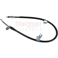 METZGER Seilzug, Feststellbremse 179041 hinten links für NISSAN