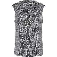 Comma Blouses Sleeveless Grey/black Größe: 38 | Outlet | Damen | Grau
