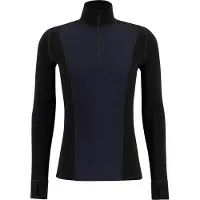 Ulvang Peak Map Half Zip, Funktionsshirt, Herren, schwarz/dunkelblau