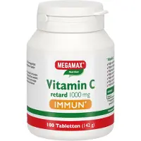 MEGAMAX Vitamin C retard 1,000 mg Immun Tabletten, 100 St. Tabletten