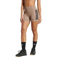 Adidas Damen Tight Optime 3-Streifen 1/4 kurze (Länge 5 Zoll)