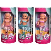 Simba Puppe Evi Meerjungfrau Magischer Schwanz 3 Modelle Zufälliger Versand Sortiert Rosa Kinder Rosa One Size