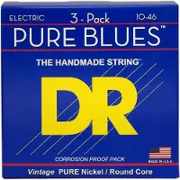 Dr Strings PHR-10 Pure Blues 3-Pack