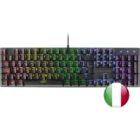 Mars Gaming MK422, Volle Größe (100%), Kabelgebunden, USB, Mechanischer Switch, RGB-LED, Schwarz