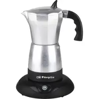 Orbegozo KFE 660, Elektrische Espressokanne, Kaffeebohnen, Schwarz, Edelstahl