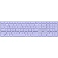 Rapoo E9800M, Volle Größe (100%), Kabellos, Bluetooth, QWERTY, Violett