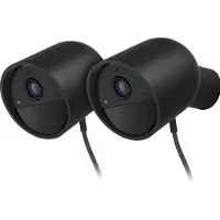 Philips Hue Secure kabelgebundene Überwachungskamera Schwarz Doppelpack