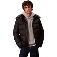 Calvin Klein Jeans Daunenjacke LV04RC518G Schwarz Regular Fit