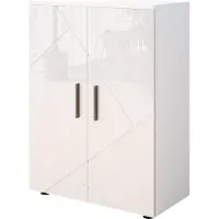 Vicco Midischrank Irma Weiß Hochglanz 60 x 81 cm, Model 34523