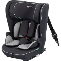 Safety 1st Lunar i-Size, Mitwachsender Kindersitz, 15Monate–12Jahre (76–150cm), ISOFIX Kindersitz Auto, 13 Kopfstützenstufen, Seitenaufprallschutz, Black
