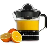Kitchenbrothers Zitruspresse - Kompakt - Manuell - 0.7L - Schwarz