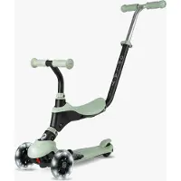 Q-Play Sema Pro 3-rädriger 5-in-1 Tretroller, Grün