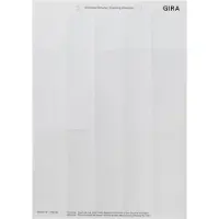 Gira Beschriftungsbogen 109000 38x54mm (109000)