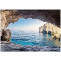 WALLARENA FOTOTAPETE 3D Effekt Meer Ozean Loch 250x175