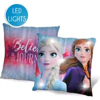 Disney Frozen Kissen mit Led Frozen 2 Mädchen 40 x 40 cm Polyester