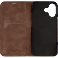 JT BERLIN Echtleder BookCase Tegel für Apple iPhone 17 cognac