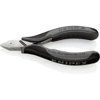 Knipex Elektronikseitenschneider L.115mm Form 4 Facette nein spiegelpol.
