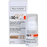 Bella aurora cc cream anti-manchas tono medio Spf50+ 0,03 l