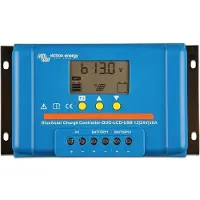 Victron Energy Blauer Solar Pwm-lcd & Usb 12/24v-regler 30a