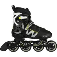 Nijdam Inlineskates - Circle Rayzor - Alu Frame - Zwart/Zilver - Maat 39