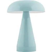 Leitmotiv - Tischleuchte Rachel Led - Blau - 15.5x15.5x20.5cm Tischlampe - Nachttischlampe, Wohnzimmer, Schlafzimmer