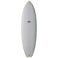NSP Elements Fish 7´2´´ Surfbrett Grau 218.4 cm Grau 218.4 cm