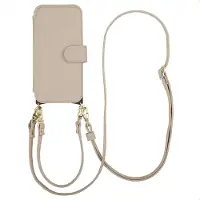 Selencia Apple iPhone 17 Hülle - Kunstleder - - Klapphülle/Hülle mit Band - Beige