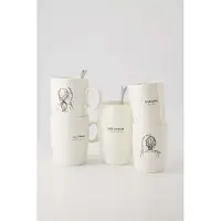 Zusss Tasse Tasse L Zoo Gezellig Weiß / Schwarz 600 ml